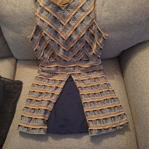 Striped Sleeveless Dress